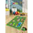 Luxurious Woven Carpet 5.2 x 7.5 ft, 100% Polyester, 0.4 in Pile Height | Antibacterial, Non-Slip PVC Dot Underside, Machine Washable | Elegant 3D Digital Print Design, Perfect for Living Room & Bedroom Décor-1856158905