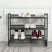 3-Tier Adjustable Shoe Rack, Freestanding Shoe Storage Organizer With Storage Shelves Suitable For Front Door Entrance, Entryway