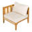 Modern Outdoor 5 Seater V-Shaped Sofa