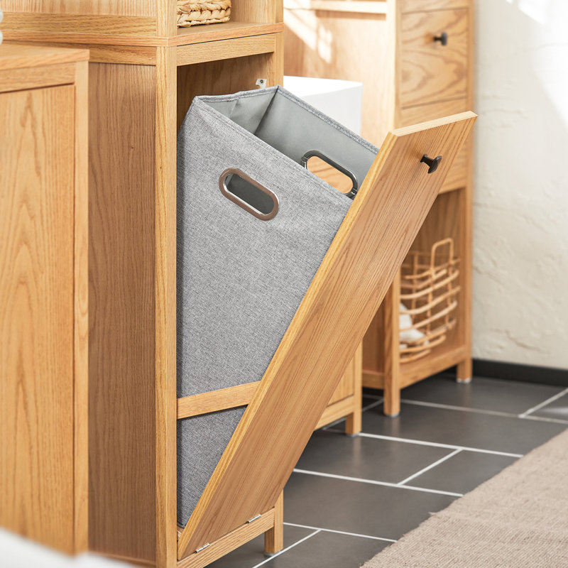 Komar Freestanding Linen Cabinet, Natural
