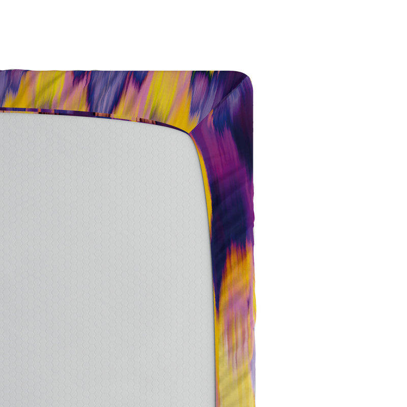 Microfiber Ikat Fitted Sheet, Full Fitted Sheet