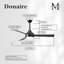 Donaire LED Outdoor Downrod Ceiling Fan-149631334-200816456