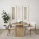 Brogan 86.5'' Oval Dining Table