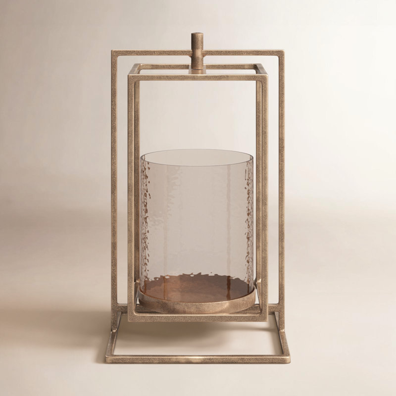 Hurricane Candle Holder, 11.5" H x 7" W x 5.75" D