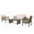 Gray Frame/Cream Cushion