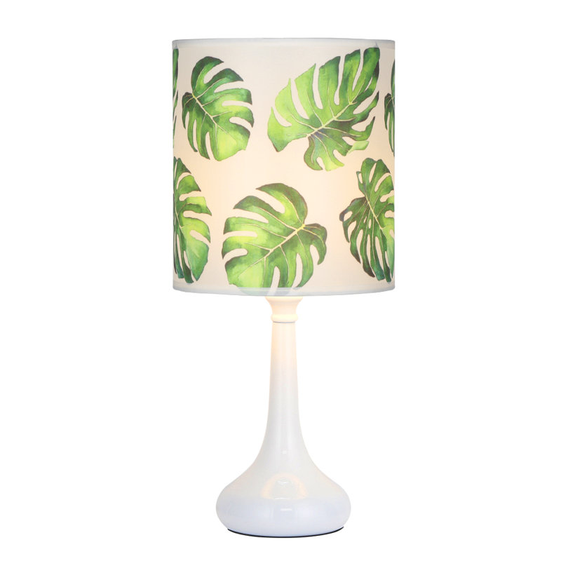 Lampe de table abat-jour Monstera
