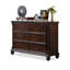 Armoire d'appoint en bois manufacturé noyer foncé