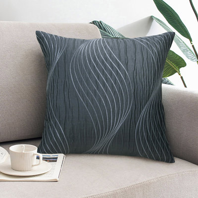 Briggett Plum Square Cushion