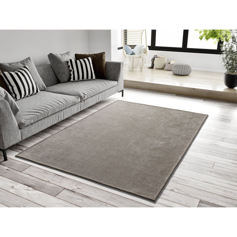 Armbrister Solid Colour Flatweave Area Rug, Rectangle 140 x 200cm