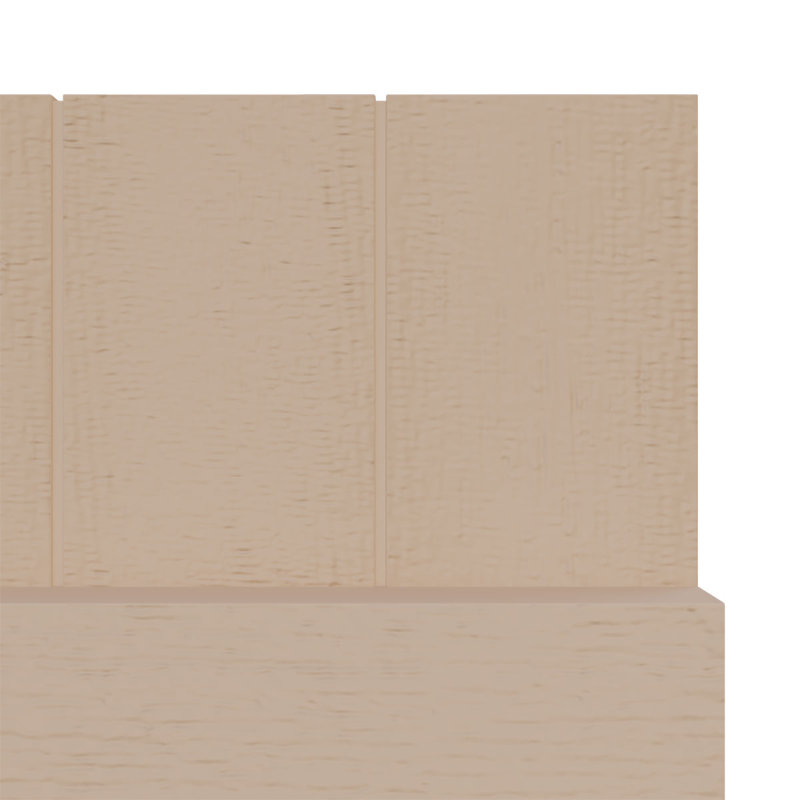 Builders Edge, volets sur mesure TailorMade jointés, volets Board-n-Batten, avec volets à volets, Osier, 37"