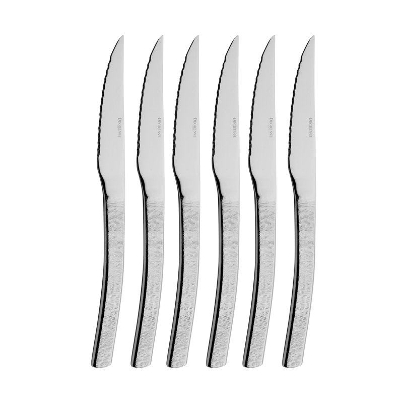 Astree Cisele 6 - Piece Stainless Steel Flatware Set - Service for 6