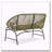 OUTDOOR PATIO WICKER LOVE SEAT-799755643