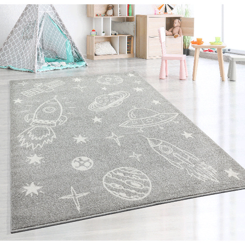 Catoosa Space Pattern Area Rug, Rectangle 200 x 280cm