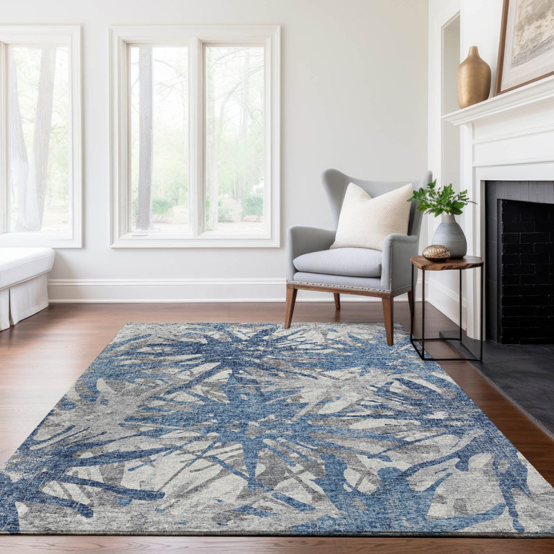  Tapis Hintzen AMF77 de qualité supérieure lavable à la machine, Rectangle 5 pi x 7 pi 6 po