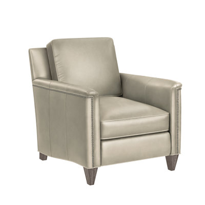 Fauteuil en cuir véritable l 33 po Davidson