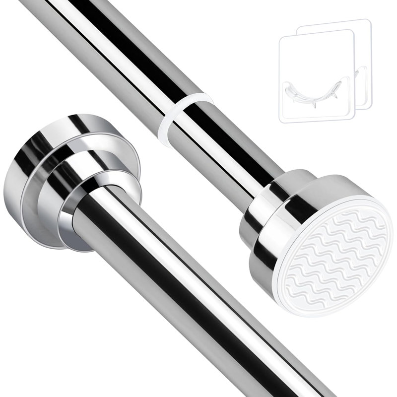 51.1cm Straight Wall Shower Curtain Pole