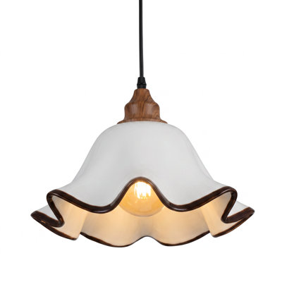 1-Light Ceramic Pandent Light