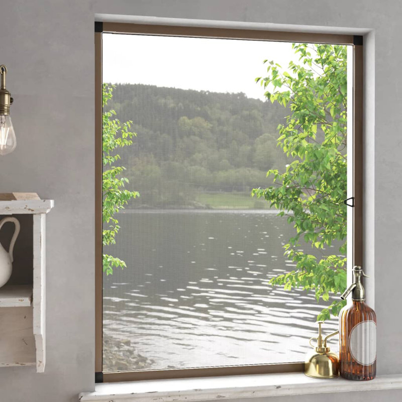 Winterton Insect Screen, Width 80 x Drop 100 cm, Brown