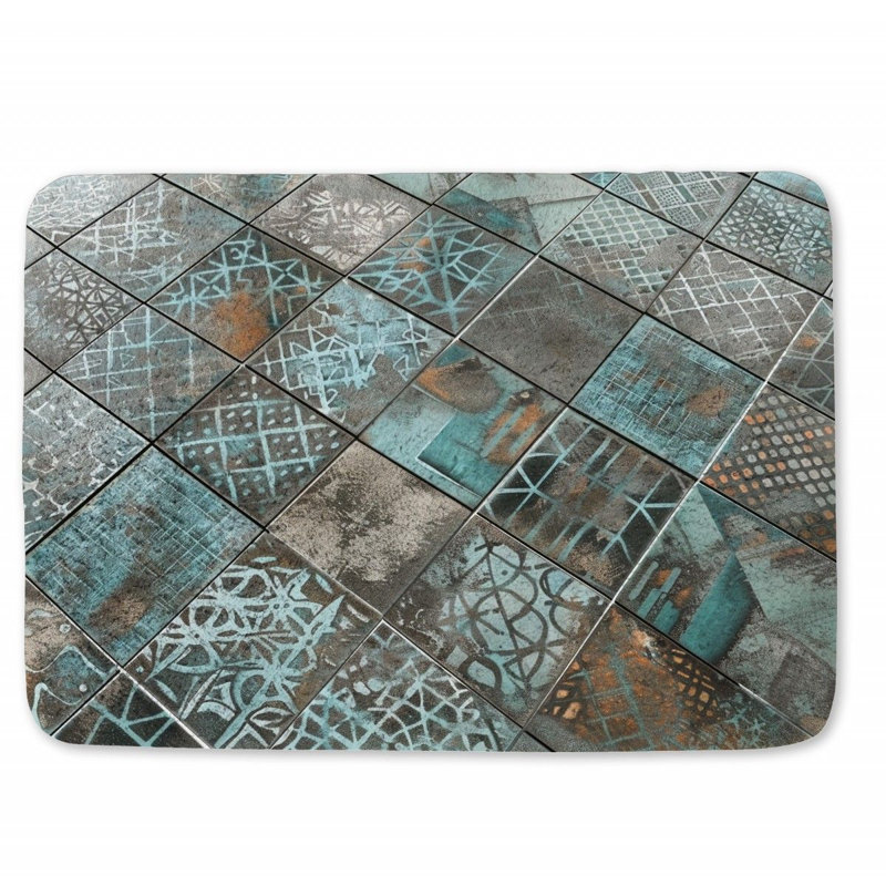 Tapis de bain en microfibre / microsuède Chunarm, L 17 po x L 24 po
