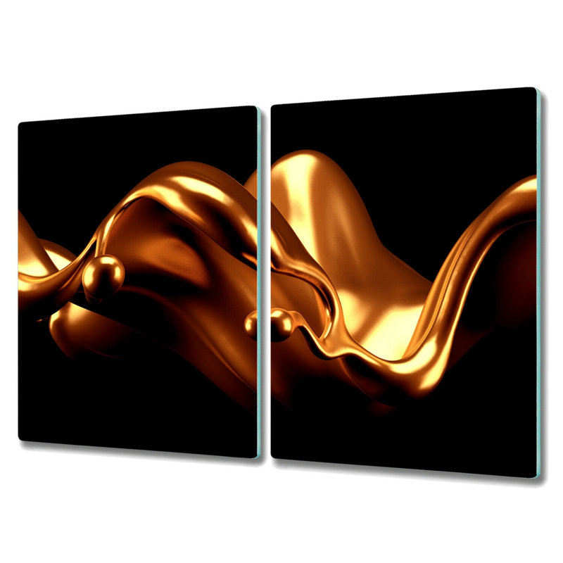 Emmeran Abstract Wave Chopping Board, 40cm L x 52cm W