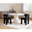 49.5cm H Faux Fur Upholstered Metal Accent-870582935