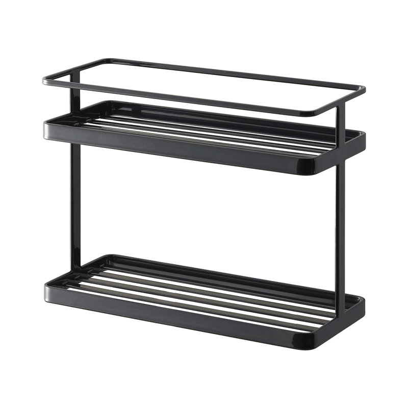 Black Steel Countertop Spice and Storage Organizer