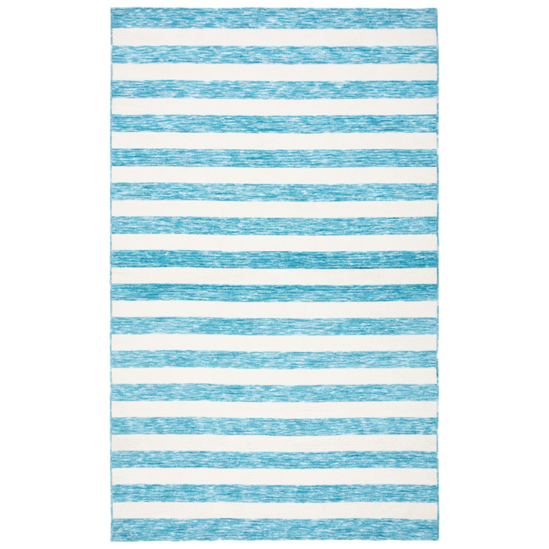 Claymore Easy Care Performance Machine Washable Striped Rug, Rectangle 6' x 9'