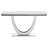 Premium Craftsmanship - Dandre U-Base Stone Top Entryway Sofa Console Table Chrome