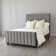 Channel Upholstered Bed