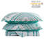 Ensemble de courtepointe réversible en microfibre 3 pièces QSM04210203 Green-575935622