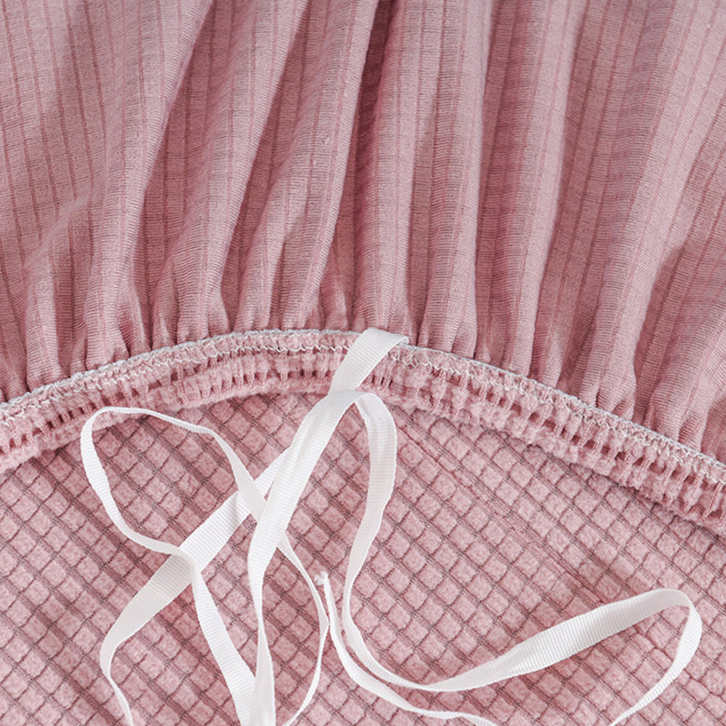 Housse pour canapé en jacquard Spandex, Rose, H 40 po x l 72 po x P 40 po