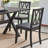 Solid Wood Double X Back Traditional Style Side Chair-99276435