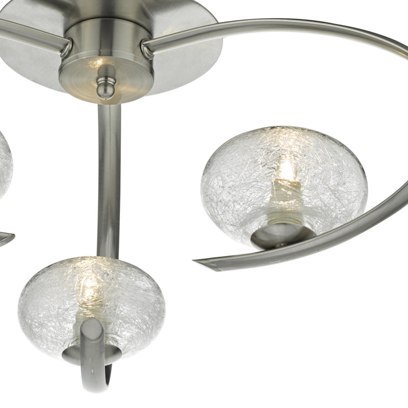 Mcginnis Glass Semi Flush Mount