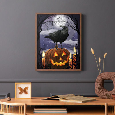 Midnight Magic I Framed Print - Solid Wood