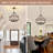 Melisia 5 - Light 19.7‘’ Dimmable Drum Modern Farmhouse Chandelier for Living Room Kitchen Entryway Hallway Foyer-1314702207