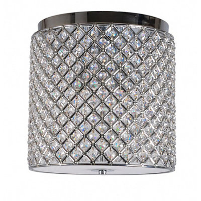Bedelia Crystal Flush Mount