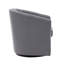 Fauteuil demi-tonneau pivotant en tissu Arleyne-1501514905