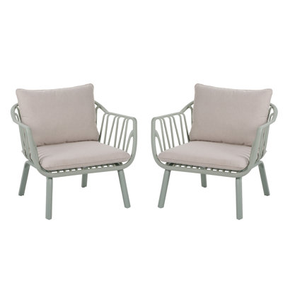  Ensemble de 2 chaises d'extérieur Huron PP
