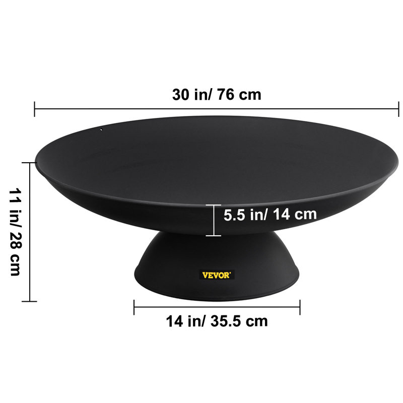 30'' Round Iron Fire Pit Accessory
