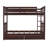 Twin-Over-Twin Bunk Bed With Ladders And Two Storage Drawers-487840665