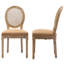 Chaise d'appoint rembourrée H 19,7 po Amando-1611107424-1613295720