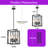 4 - Light Dimmable Farmhouse Geometric Lantern Rectangle Chandelier