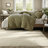 Cozy Cotton Full Queen Bedding Sets, Waffle Washed Modern Home