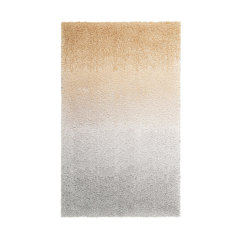 PEARLS BATH RUG 20X31 PEARL, Single- 47" L x 28" W, Brown/Gray Ombre