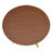 37 Inch Round Dining Table With Metal Legs, Compact And Stylish For Small Spaces, Ideal For 2 To 4 People, Modern And Durable Design-1034998168