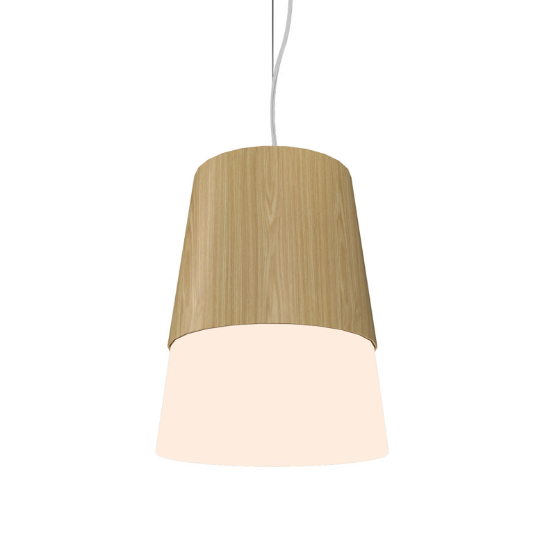 Cônico 1 - Light Pendant, Charcoal, 12.99" H x 10.83" W x 10.83" D, Charcoal