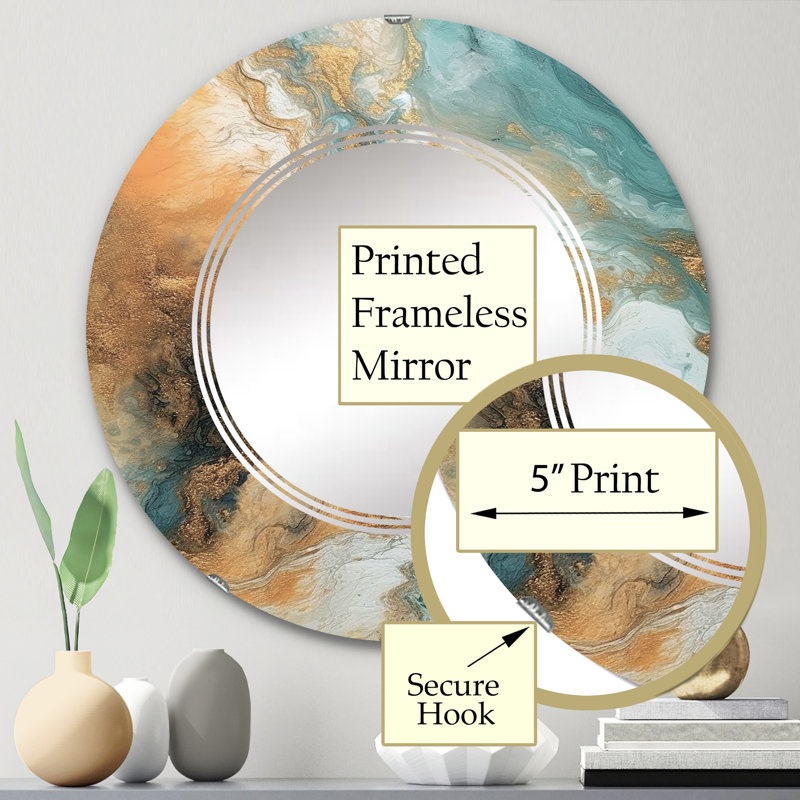 Miroir mural Hundt, 24 po x 24 po