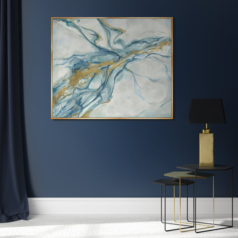Mystical Gold I Print by Jacob Lincoln, 37.5" H x 44.5" W , Glass Coat