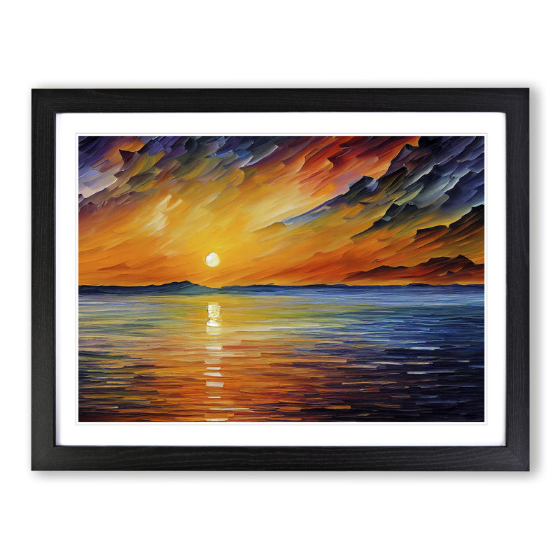 Glowing Sunrise Vol.1 - Framed Print