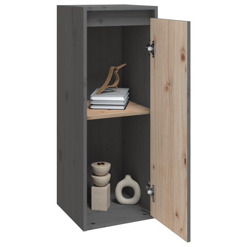 Lannister Bathroom Cabinet, 80cm H x 30cm W x 30cm D, Concrete Grey
